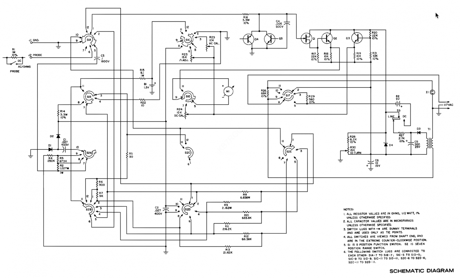 EICO 240 - Schematic Diagram