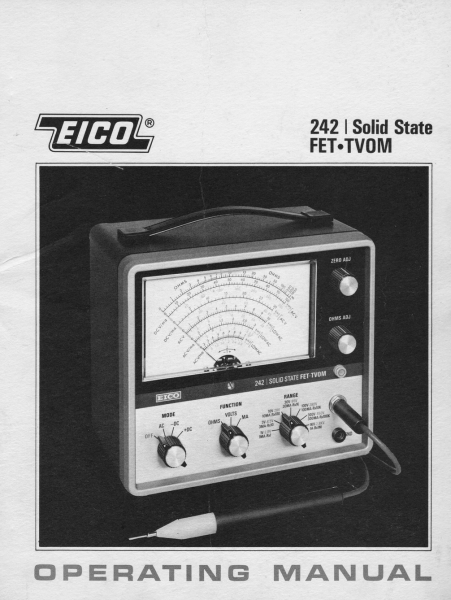 EICO 242 - Instruction Manual