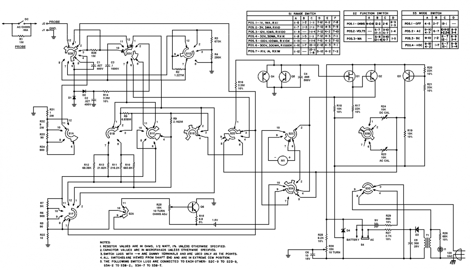 EICO 242 - Schematic Diagram