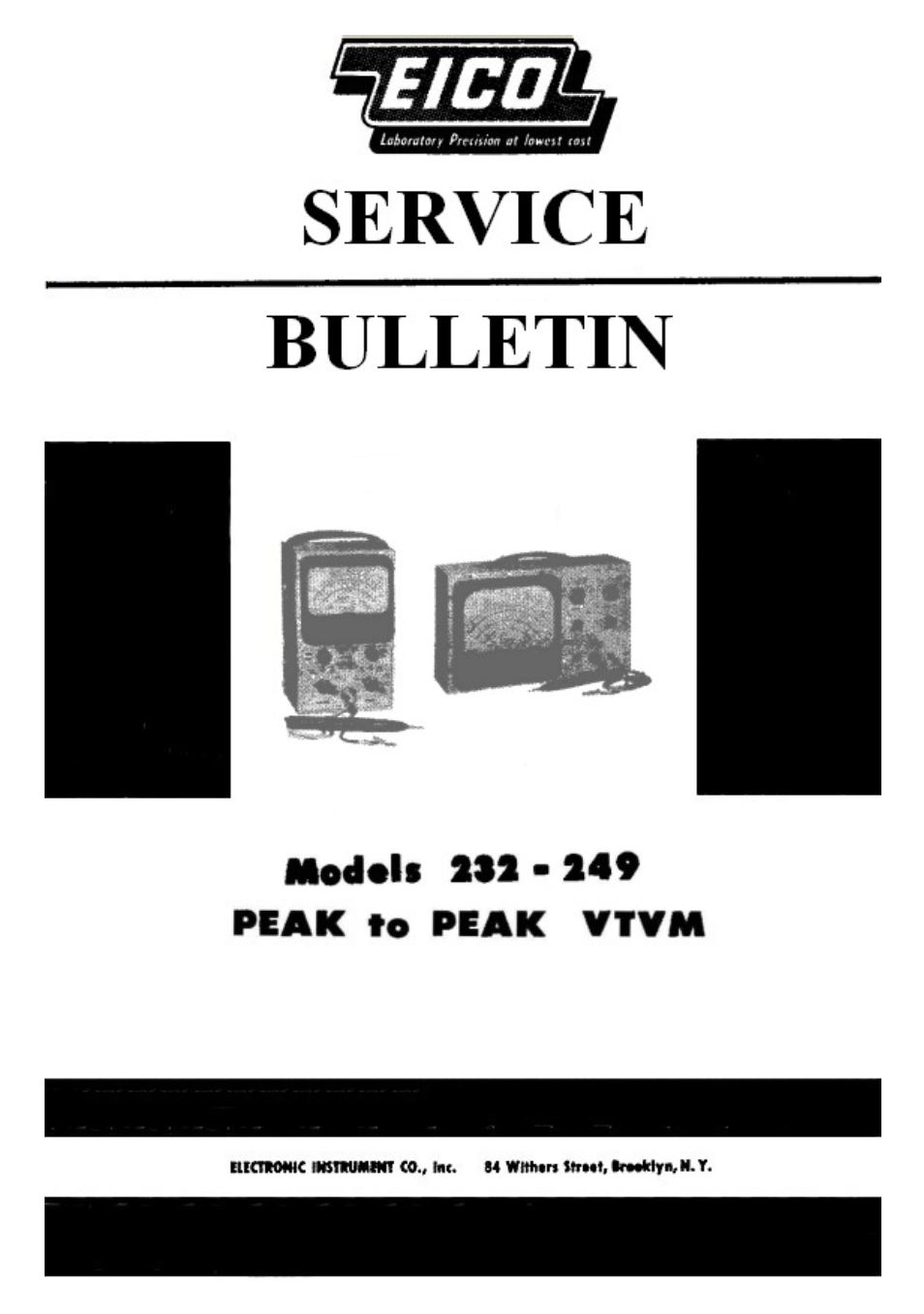 EICO 249 - Service Bulletin