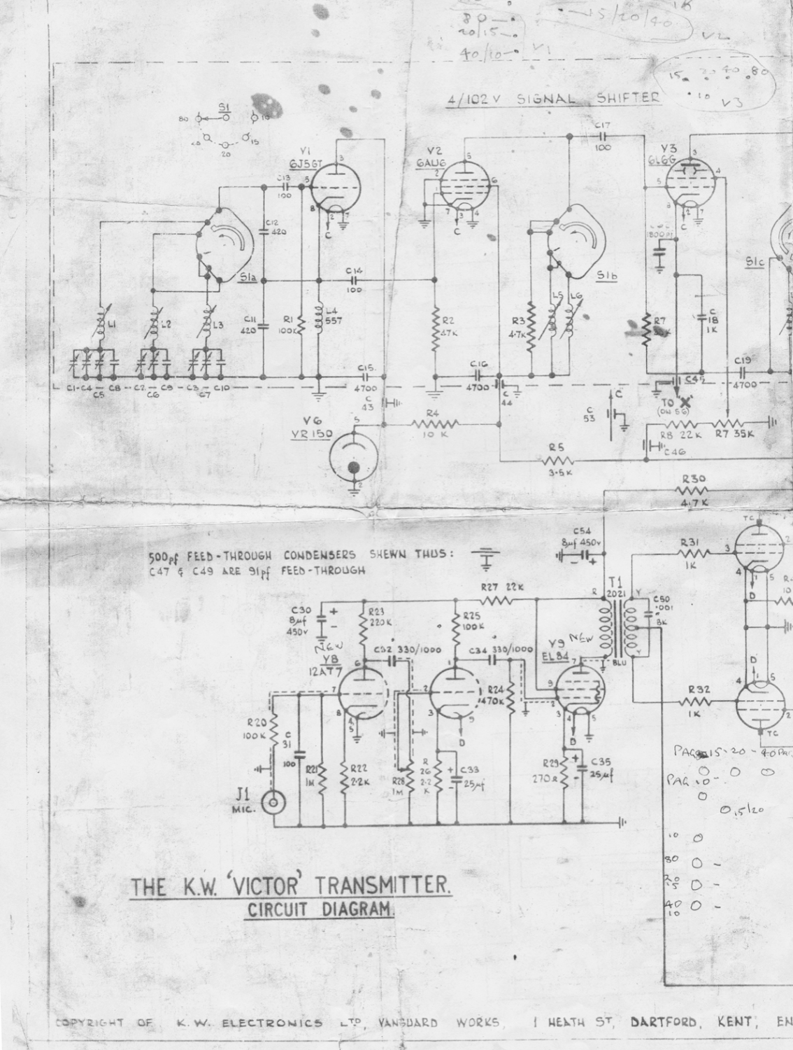 KW Victor - Schematic Diagram 1 Part 1