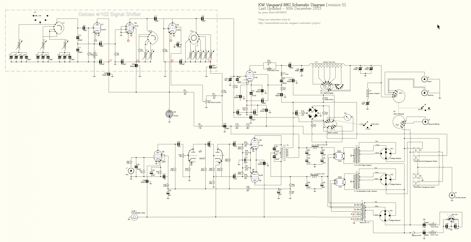 KW Vanguard MK1 Schematic Diagram (revision 5)