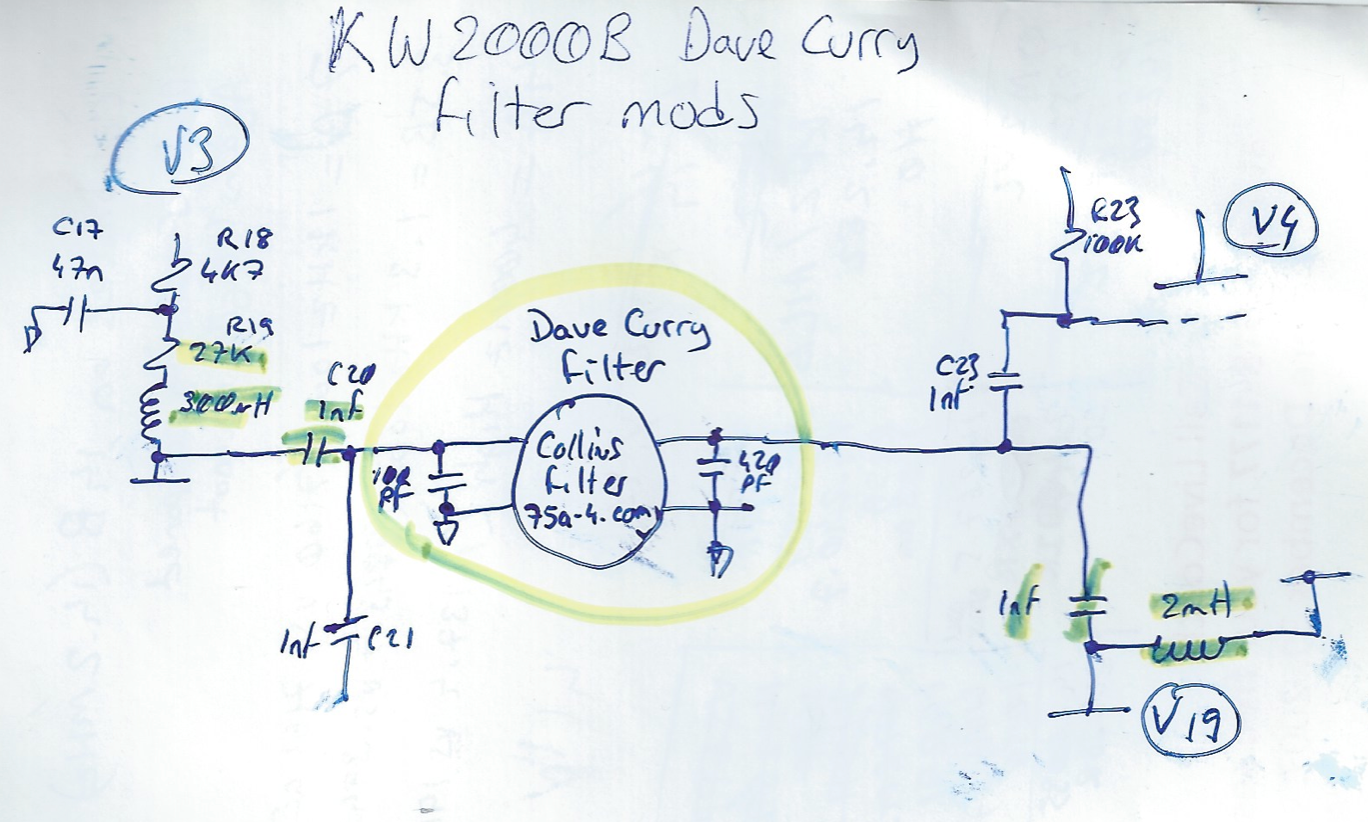KW-2000B - Filter Modification by Dave Curry