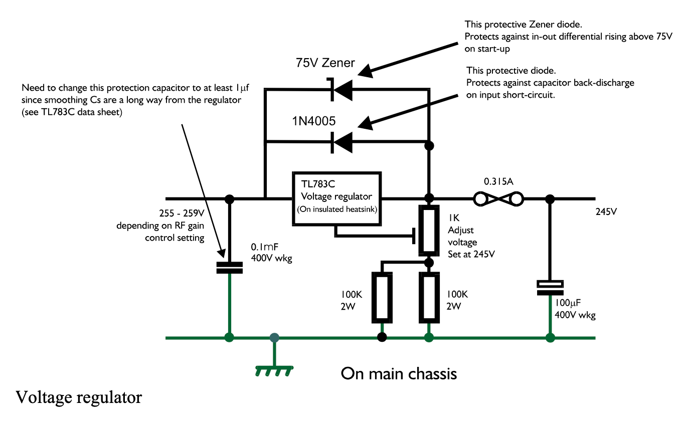 KW-2000A - HT Voltage Regulator Modification