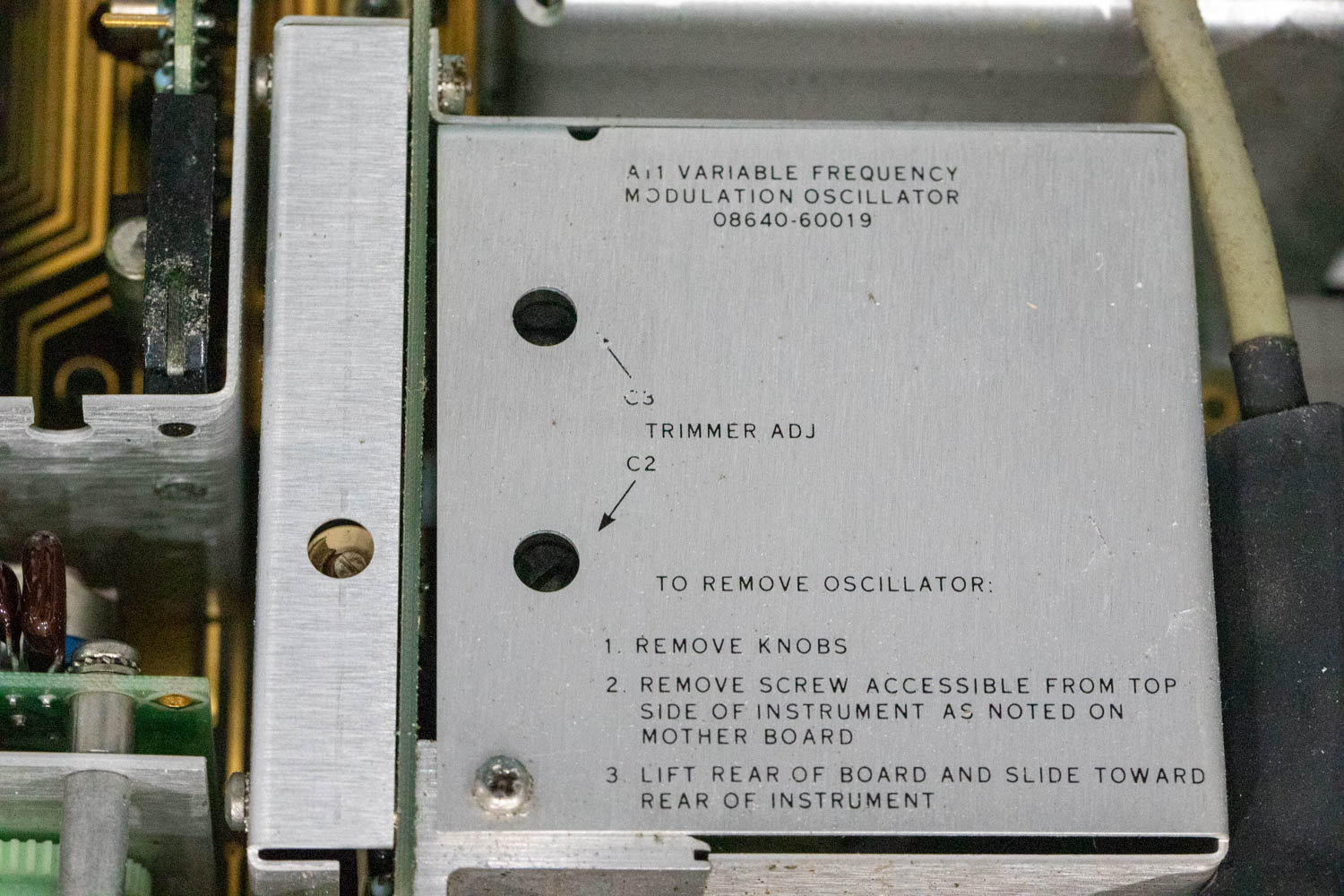 HP 8640B Signal Generator Restoration Project