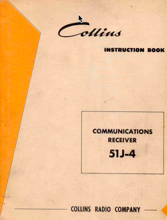 Collins 51J-4 Communications Receiver - Instruction Manual (9th Edition 1961)