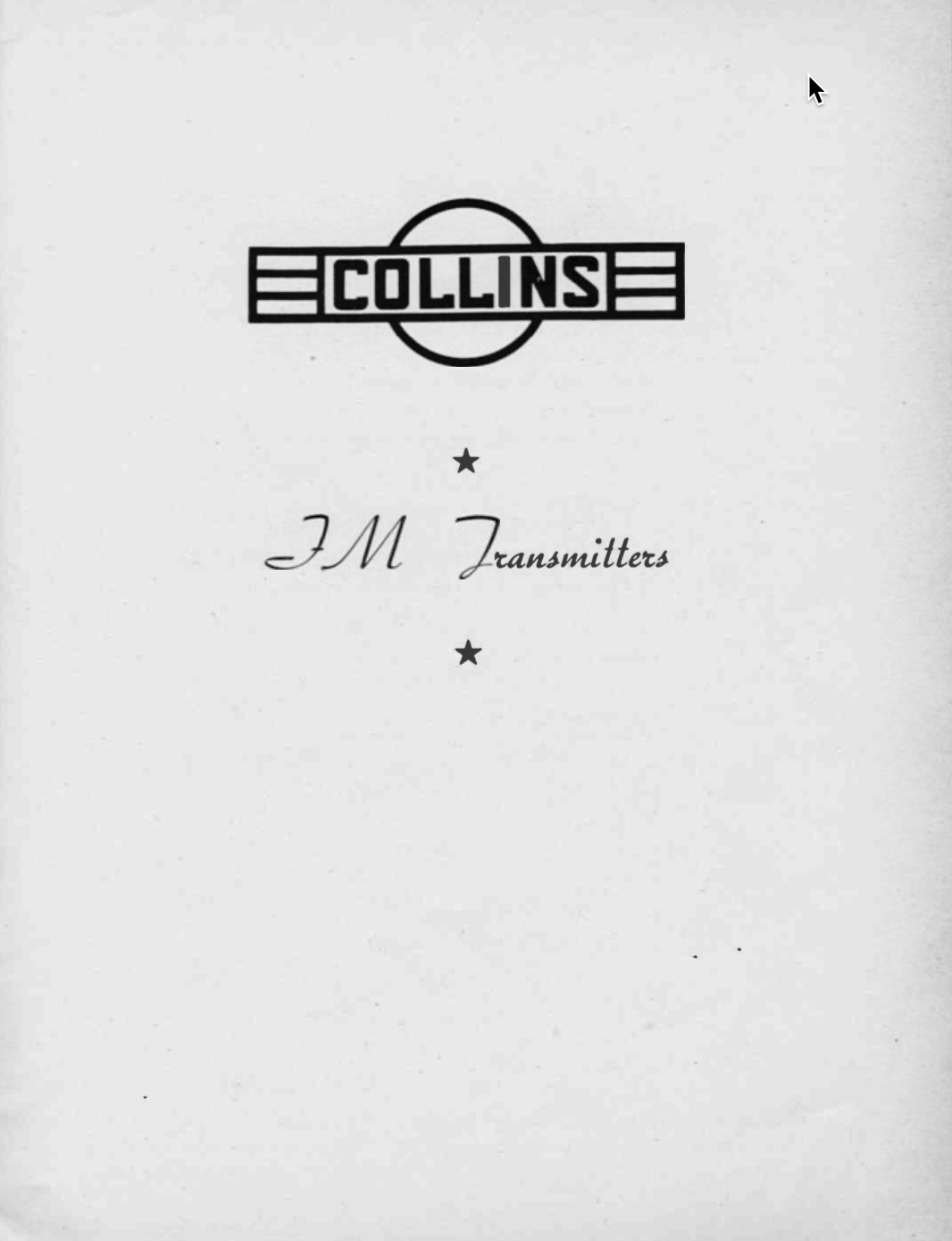 Collins - FM Transmitters Booklet (1947)