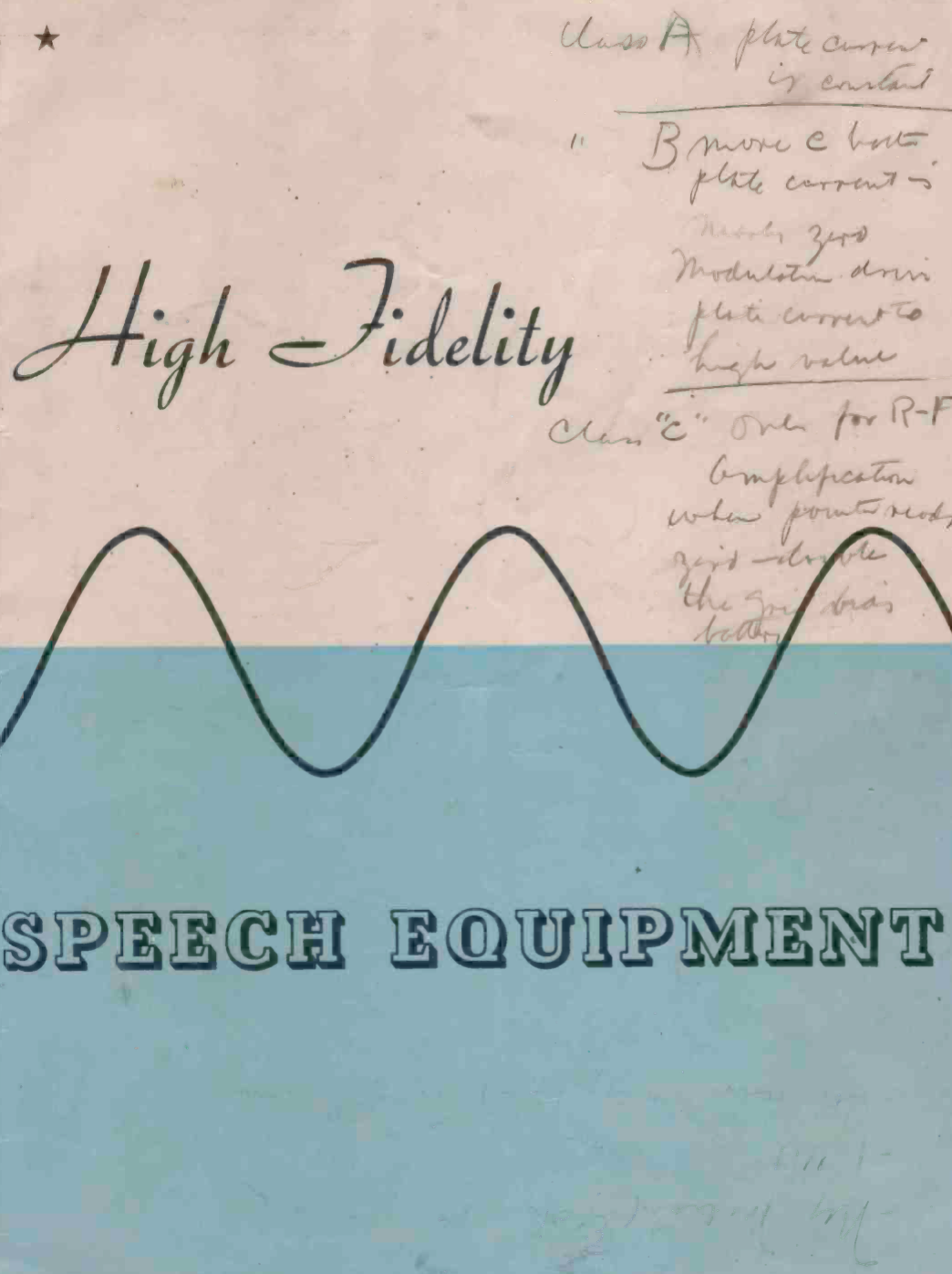Collins - Hi-Fidelity Speech Equipment Brochure