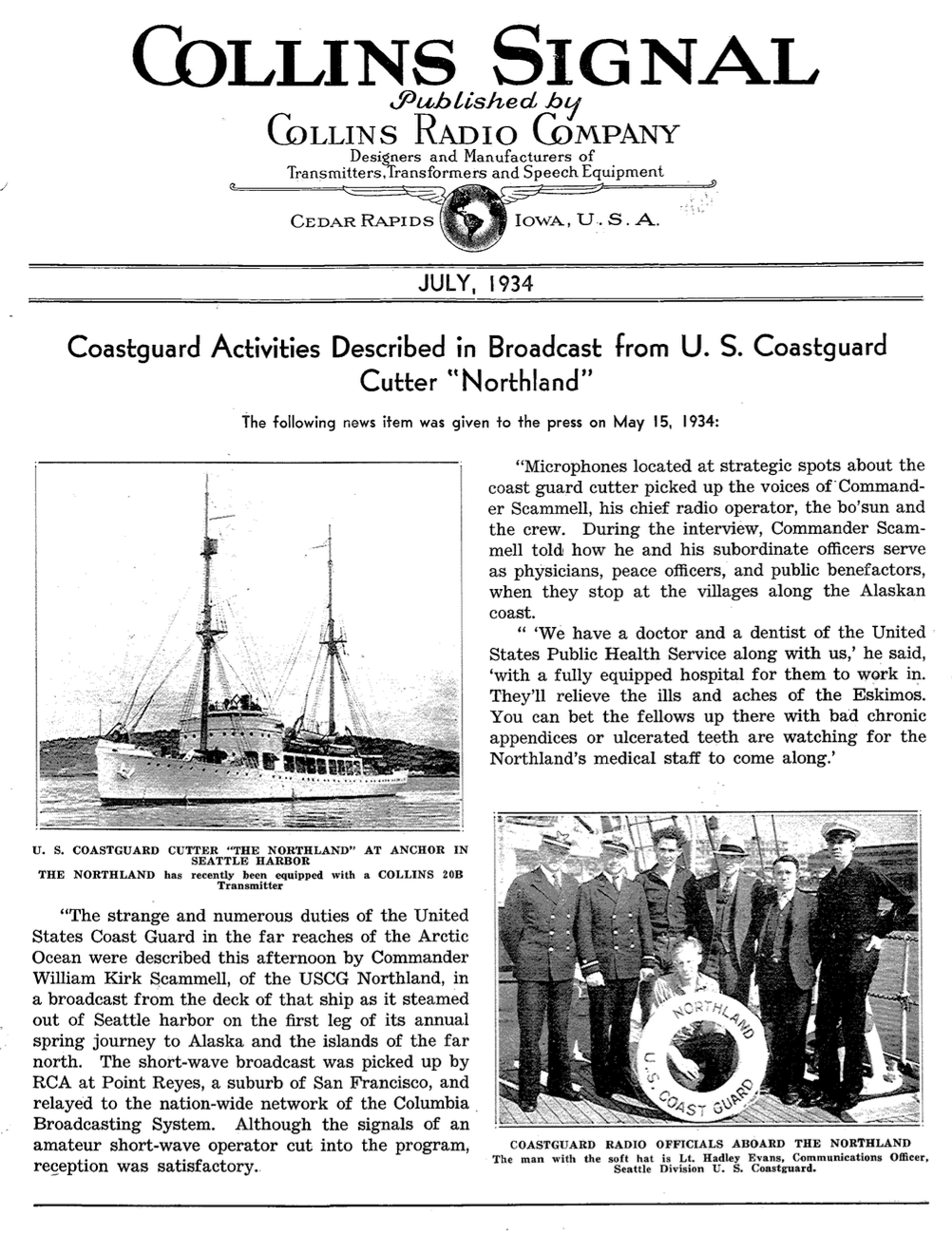 Collins - Signal Newsletter (1934-07)