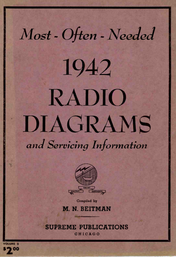 Beitman Radio Diagrams and Servicing Information (1942)