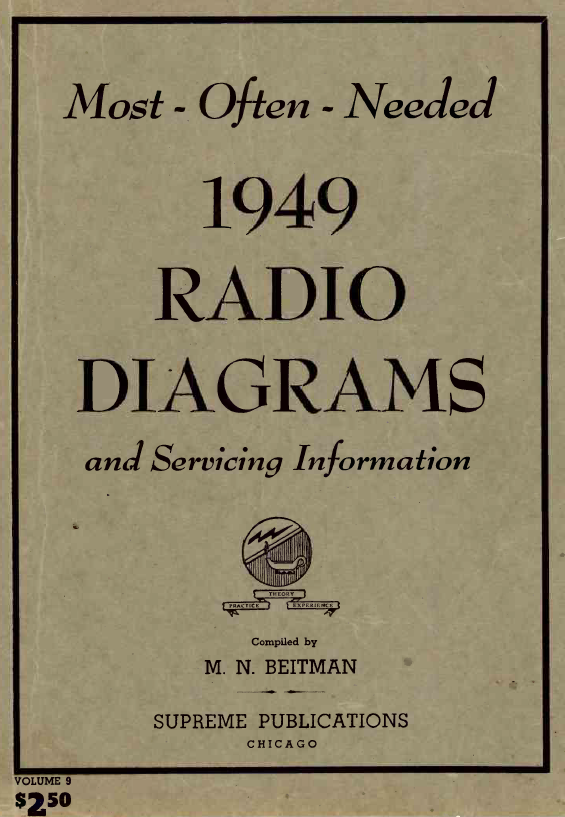 Beitman Radio Diagrams and Servicing Information (1949)