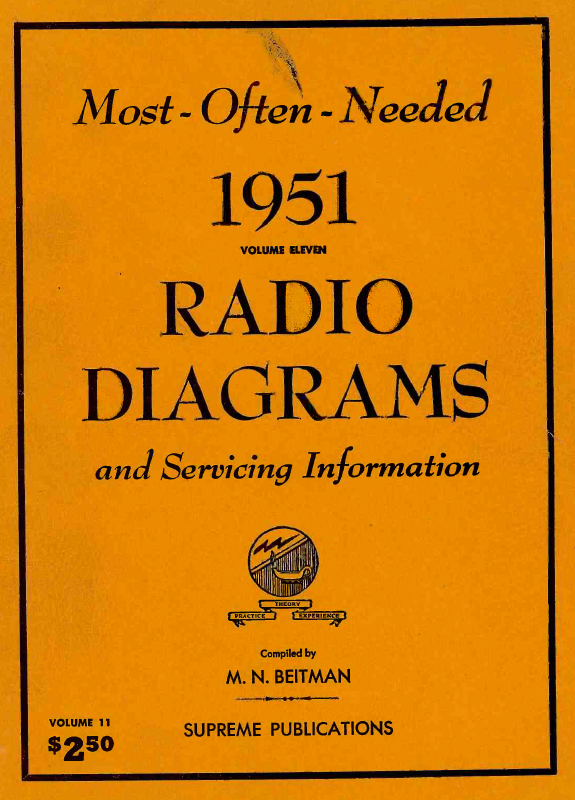 Beitman Radio Diagrams and Servicing Information (1951)