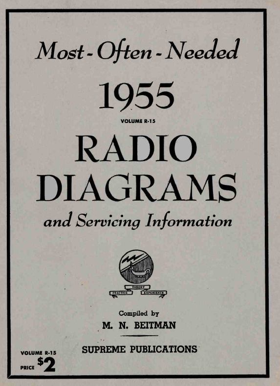 Beitman Radio Diagrams and Servicing Information (1955)