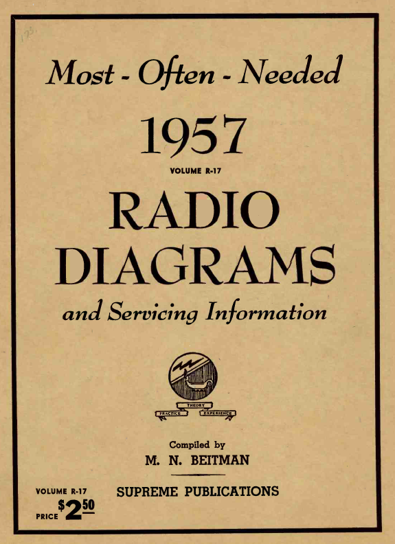 Beitman Radio Diagrams and Servicing Information (1957)