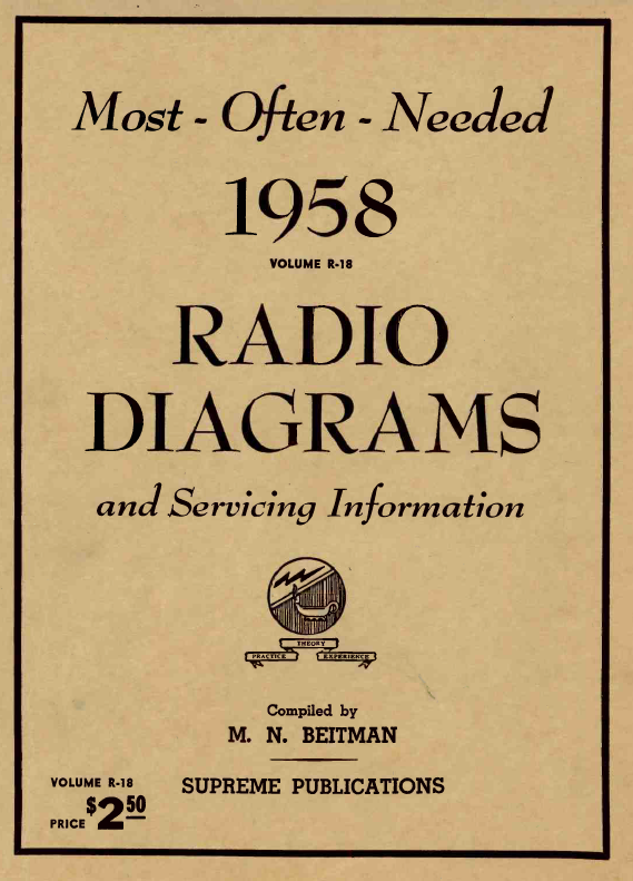 Beitman Radio Diagrams and Servicing Information (1958)