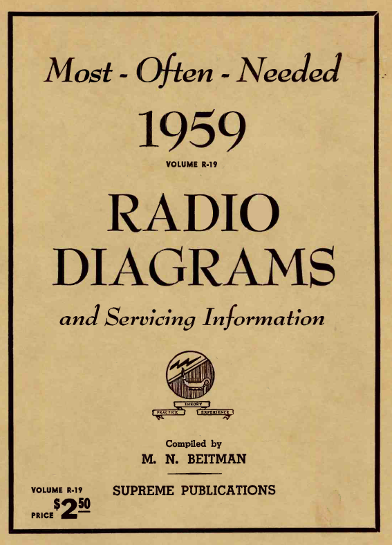 Beitman Radio Diagrams and Servicing Information (1959)