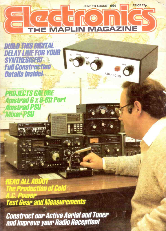 Maplins 'Electronics' Magazine - 1986-06