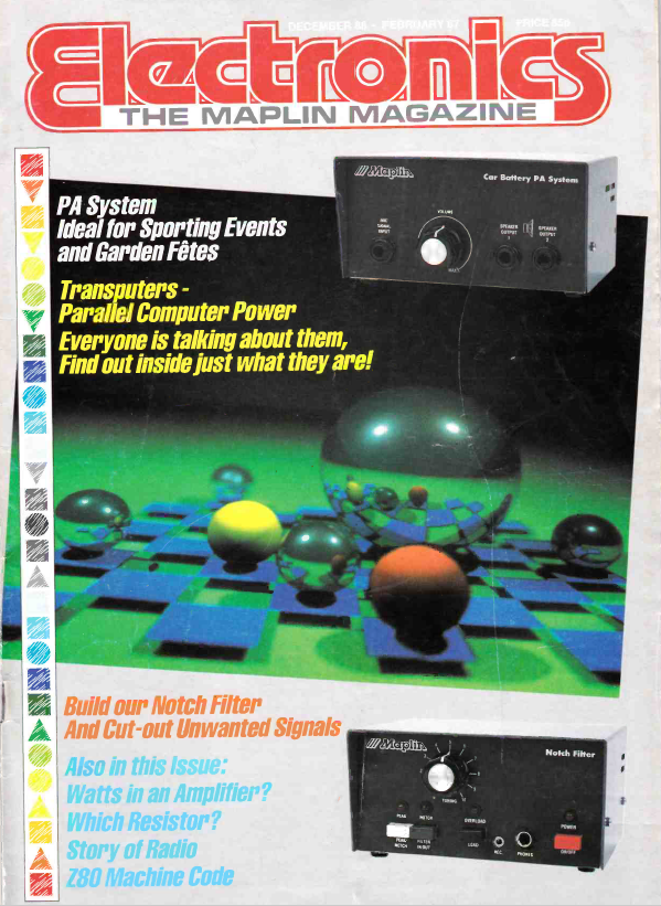 Maplins 'Electronics' Magazine - 1986-12