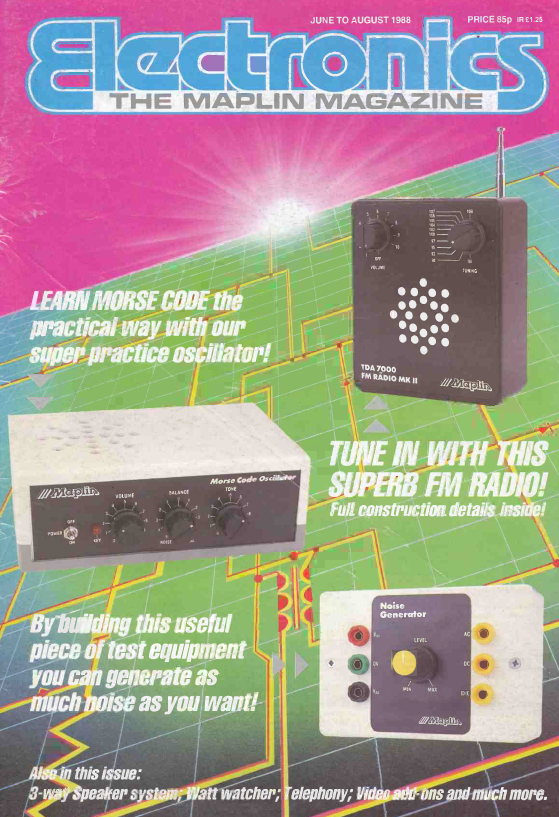 Maplins 'Electronics' Magazine - 1988-06