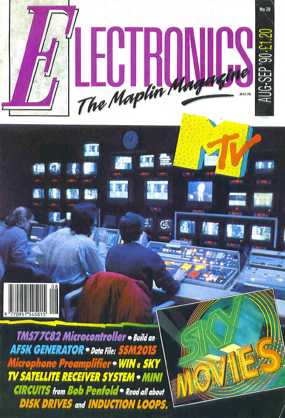 Maplins 'Electronics' Magazine - 1990-08