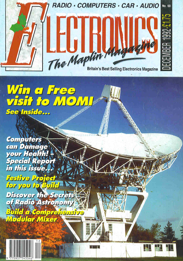 Maplins 'Electronics' Magazine - 1992-12