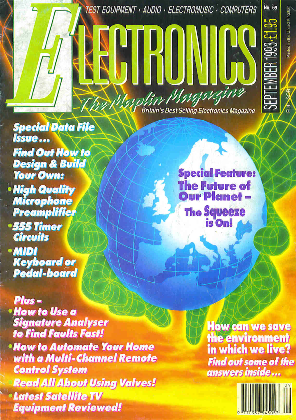 Maplins 'Electronics' Magazine - 1993-09