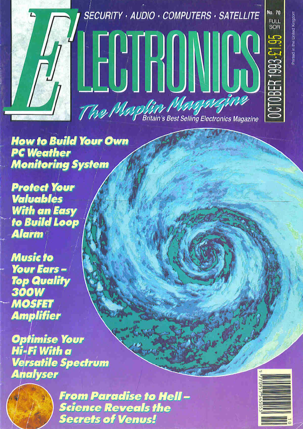 Maplins 'Electronics' Magazine - 1993-10