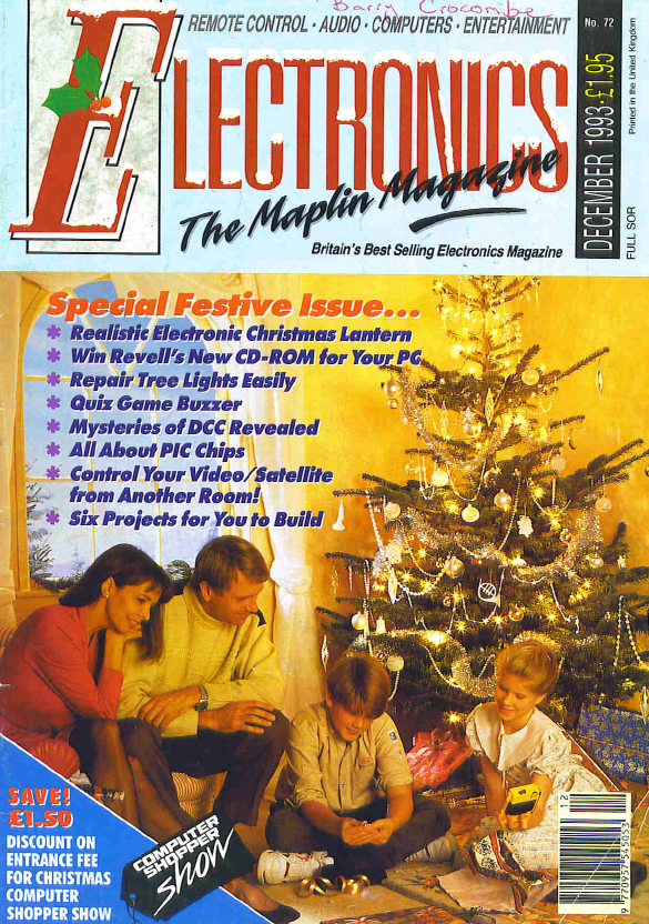 Maplins 'Electronics' Magazine - 1993-12
