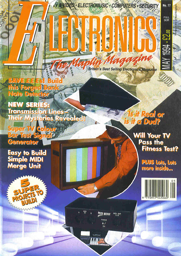 Maplins 'Electronics' Magazine - 1994-05