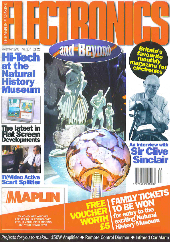 Maplins 'Electronics' Magazine - 1996-11