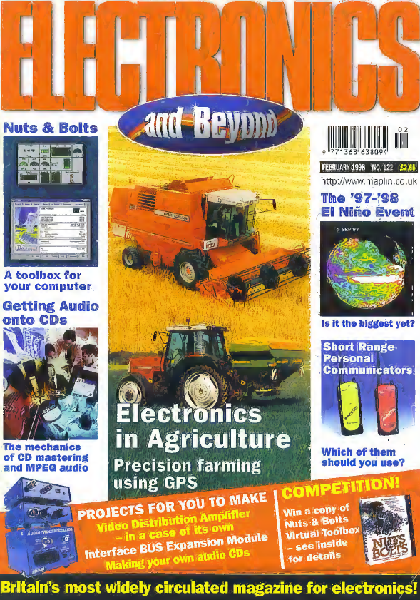 Maplins 'Electronics' Magazine - 1998-02