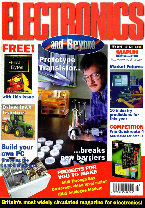 Maplins 'Electronics' Magazine - 1998-05