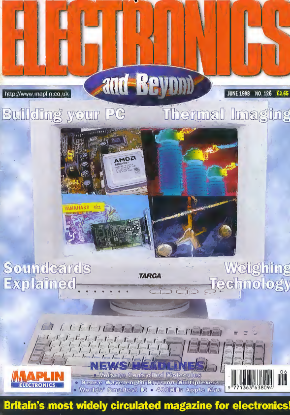 Maplins 'Electronics' Magazine - 1998-06