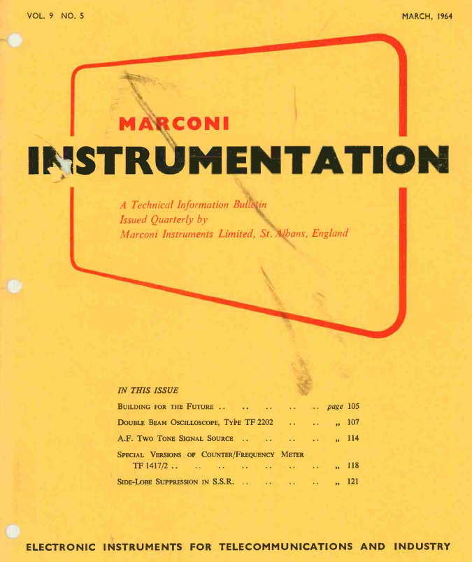 Marconi Instrumentation Bulletins - 1964-03