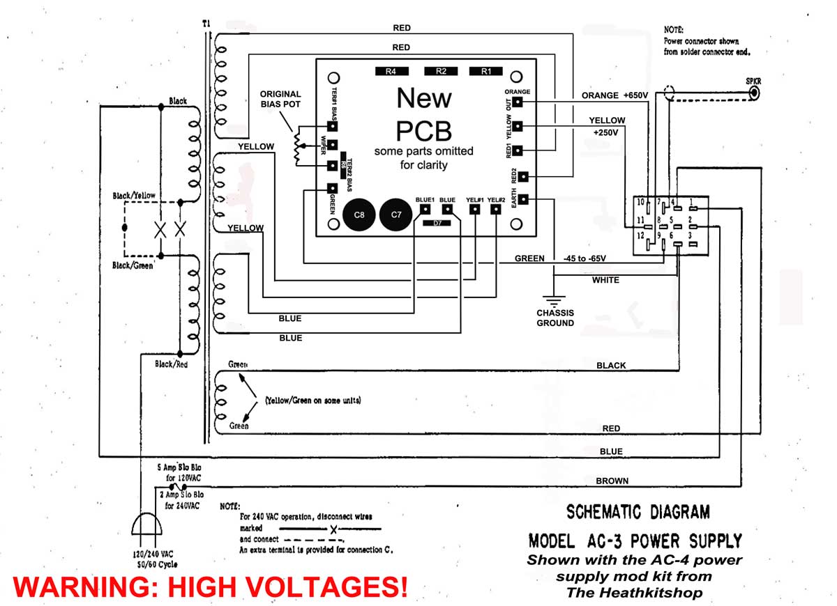 Drake AC-3 - Modification Schematic 001Photo 001