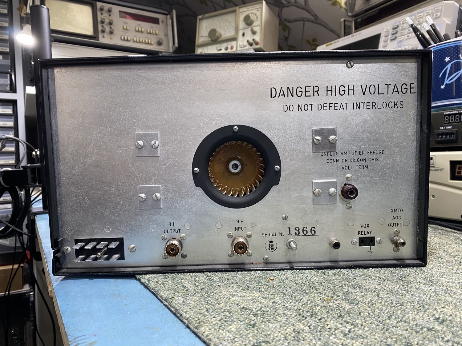 Drake L-4B - Linear Amplifier - Rear Panel