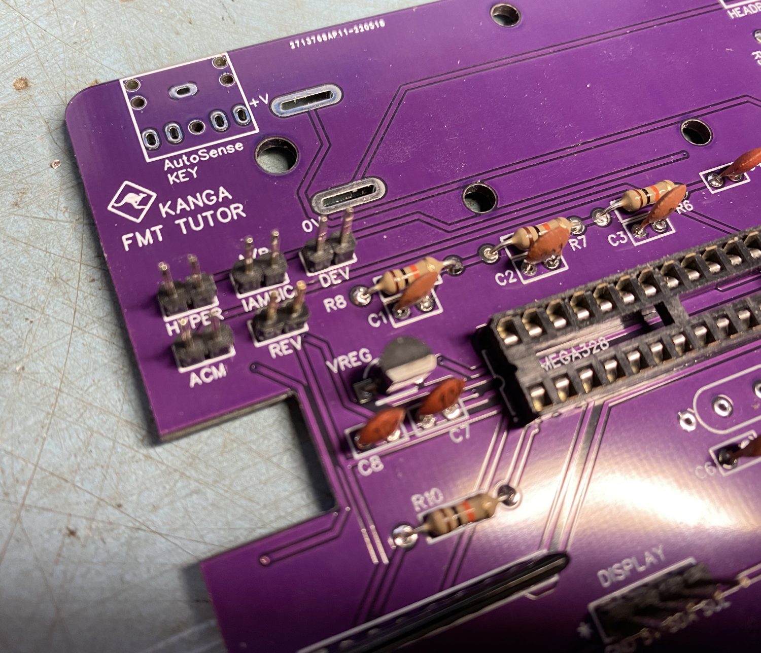 The Voltage Regulator (78L05) Installed.