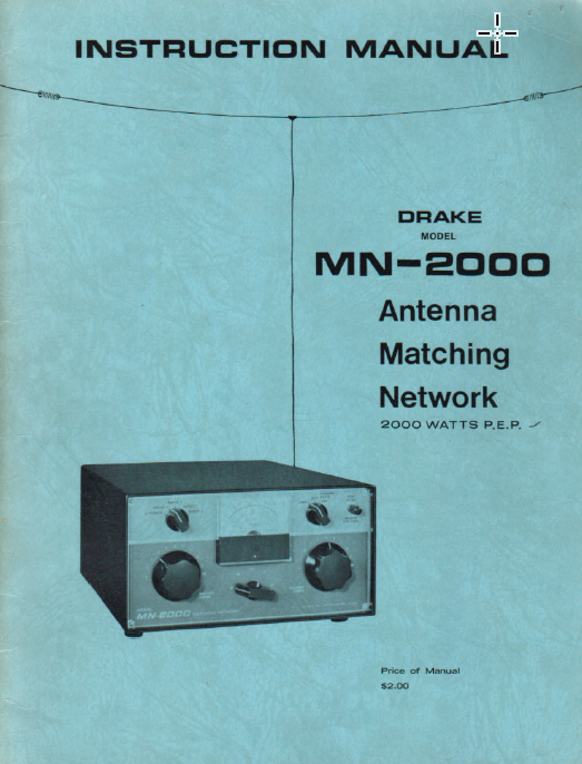 Drake MN-2000 - Instruction Manual 3