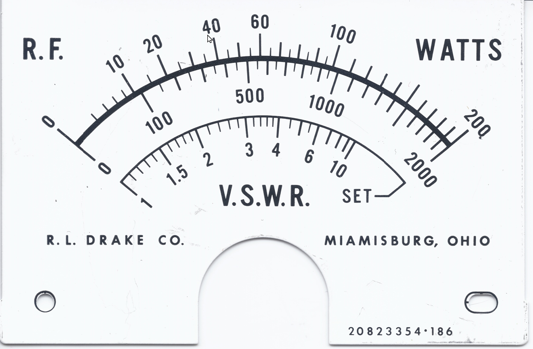 Drake MN-2000 - Meter Face