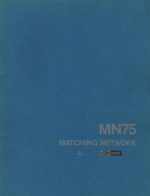 MN-75 - Instruction Manual