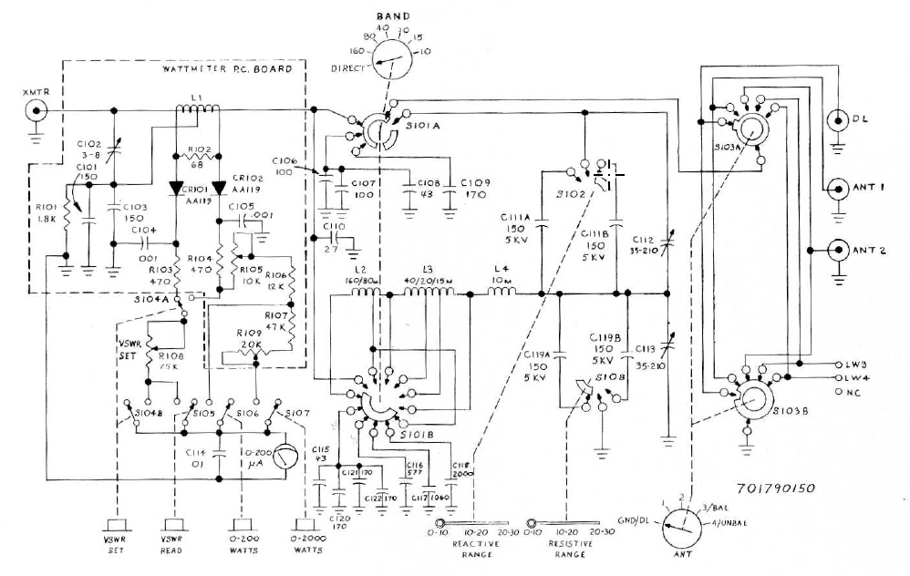 Drake MN-2700 - Schematic Diagram