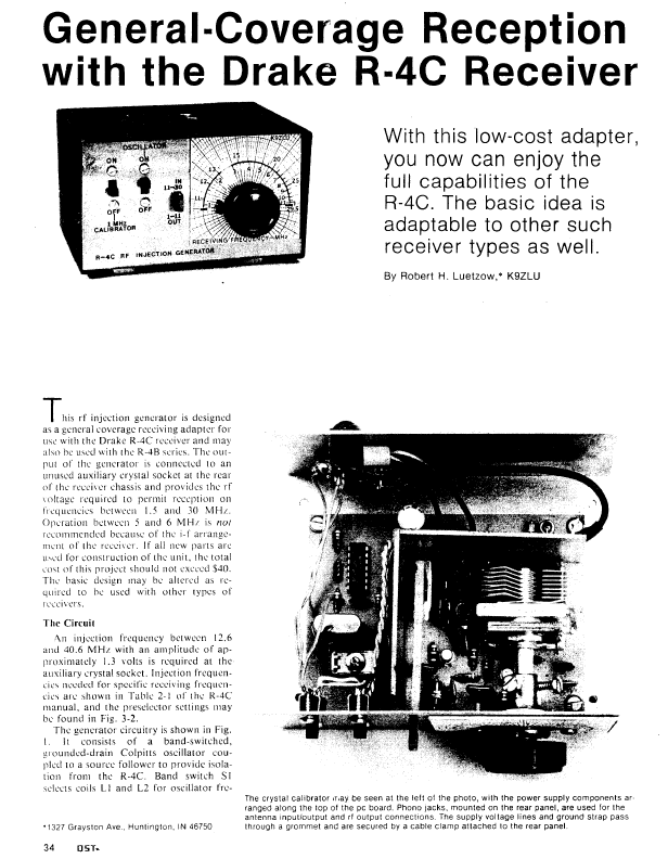 Drake R-4B - General Coverage Converter