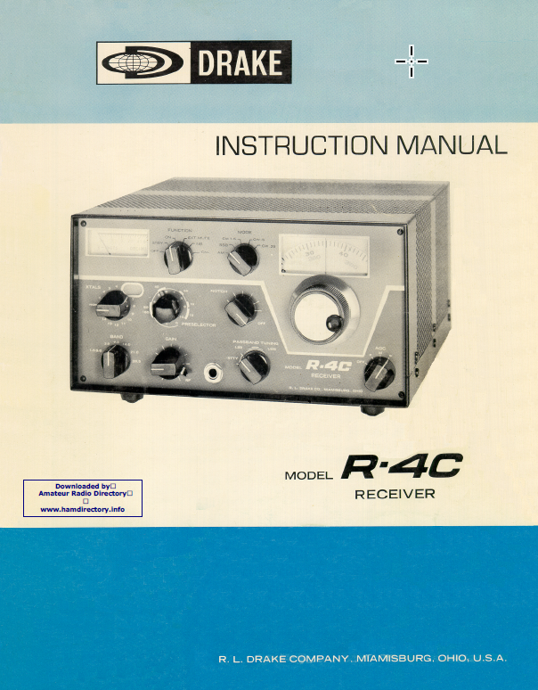 Drake R-4C - Instruction Manual 5