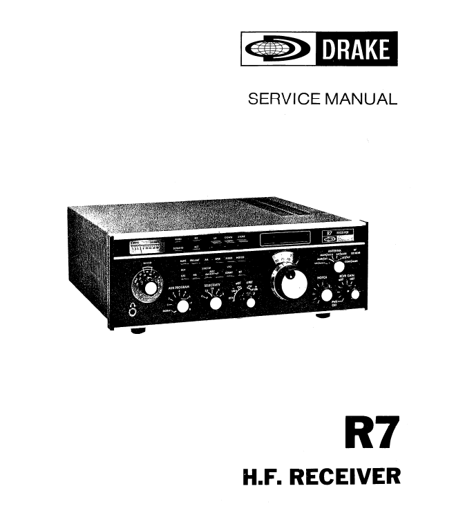 Drake R-7 - Service Manual (1979)