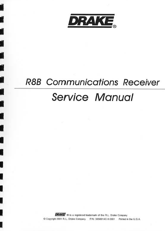 Drake R-8B - Service Manual (2001)