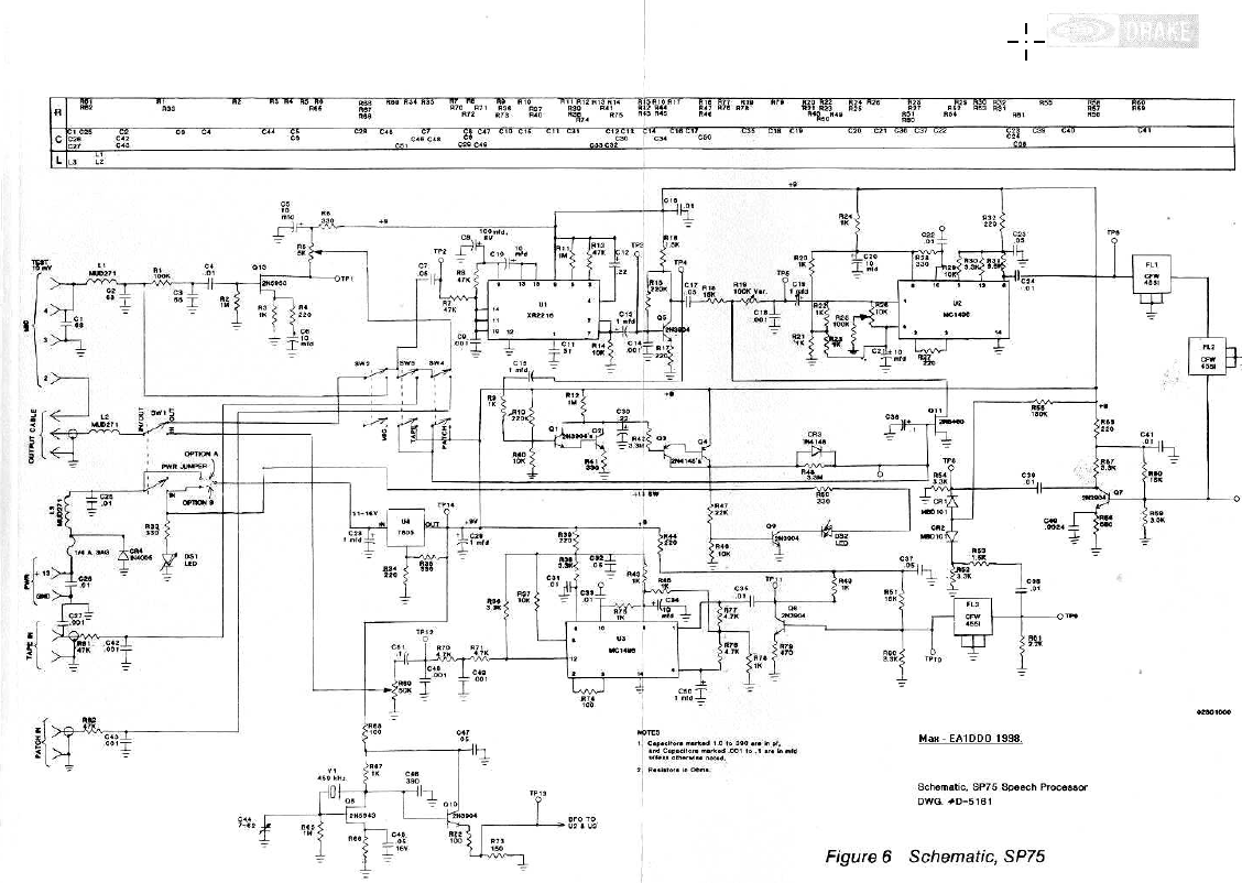 Drake SP-75 - Schematic Diagram