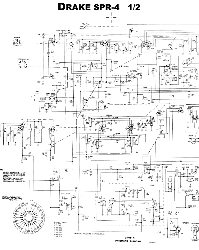 Drake SPR-4 - Schematic Diagram