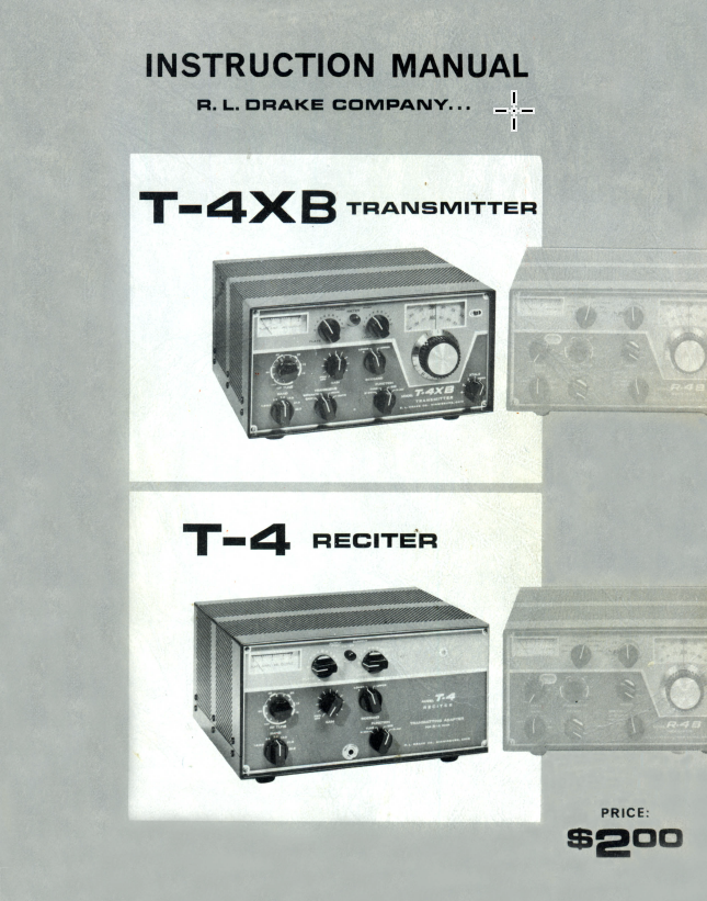Drake T-4XB - Instruction Manual (16159 and up)