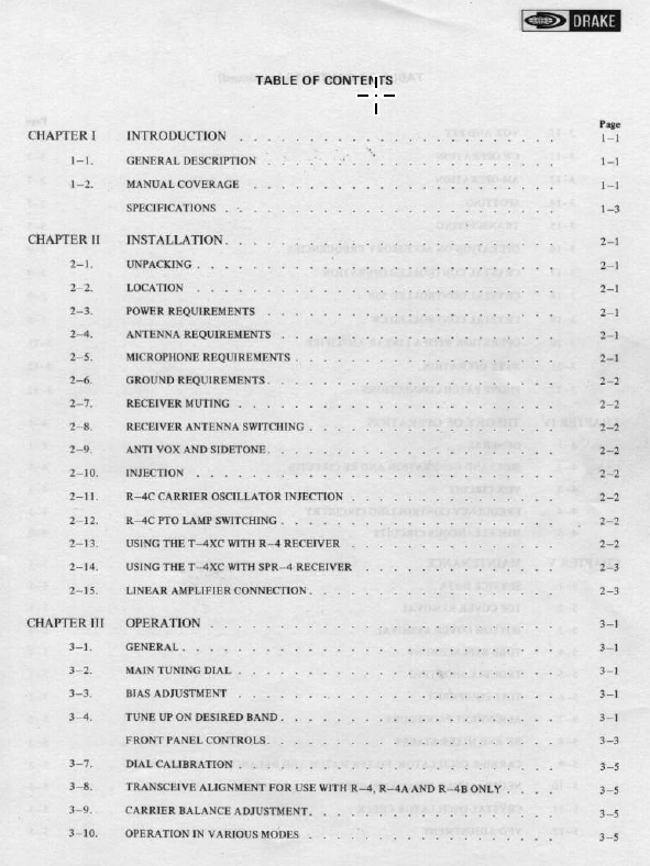Drake T-4XC - Instruction Manual 3