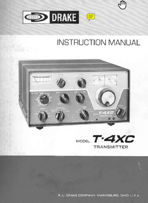 Drake T-4XC - Instruction Manual 1